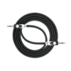 Kirlin 3.5mm TRS - 3.5mm TRS, Light Gear Aux Cable, Black (2m)