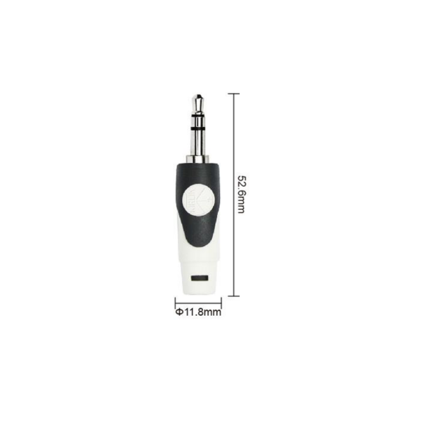 Kirlin 3.5mm TRS - 3.5mm TRS, Light Gear Aux Cable, Black (2m)