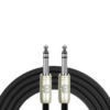 ACCKIAP-209PR-3 Kirlin Original Single Patch Cable, Black 1/4" TRS Plug - 1/4" TRS Plug (2m)