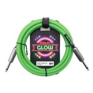 Kirlin Premium Glow Series Instrument Cable (Kiwi Pop)
