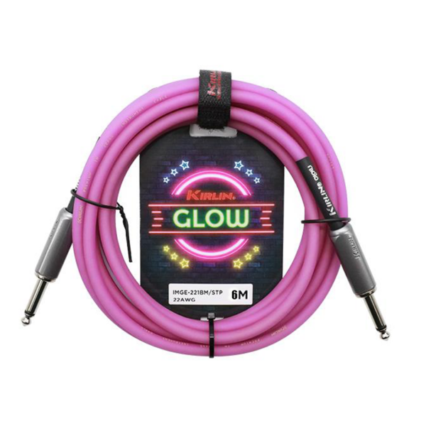 Kirlin Premium Glow Series Instrument Cable (Starry Plum)