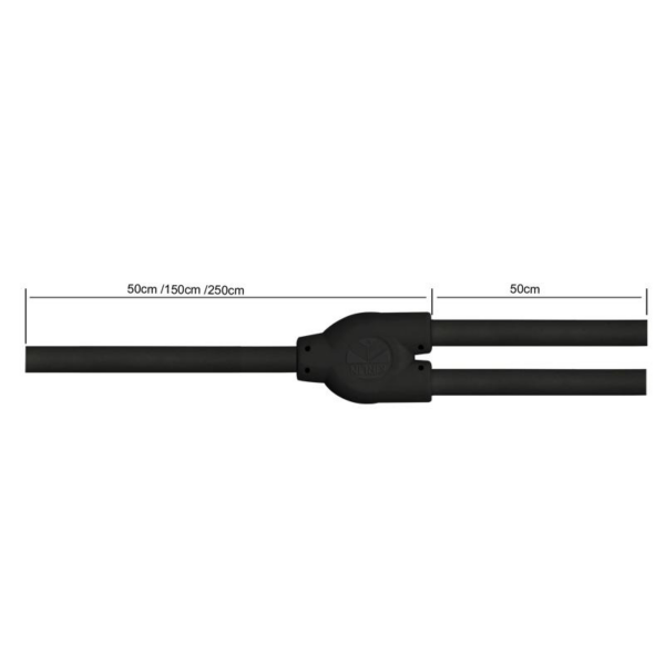 Kirlin Original Y-Cable Patch Cable, Black (2m)