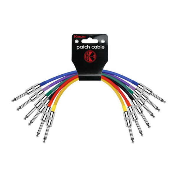 Kirlin 6 color, Straight Patch cables (1m)
