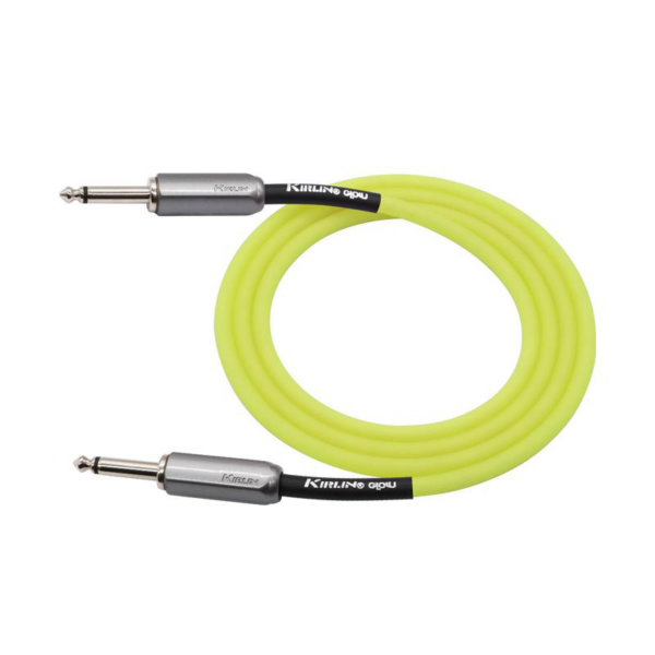 Kirlin Premium Glow Series Instrument Cable (Solar Pop)