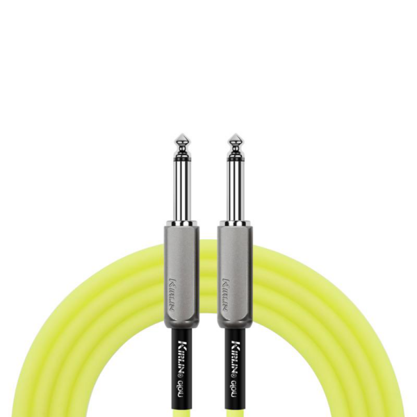 Kirlin Premium Glow Series Instrument Cable (Solar Pop)